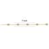 2 Carat TW Bezel Set Lab Grown Diamond Station Bracelet in 14K Yellow Gold