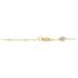 2 Carat TW Bezel Set Lab Grown Diamond Station Bracelet in 14K Yellow Gold