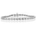 1 Carat TW Diamond X Bracelet in 14k White Gold