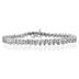 2 Carat Diamond S- Link Bracelet in 14k White Gold