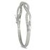 1/4 Carat Diamond Bangle in .925 Sterling Silver