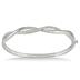 1/4 Carat Diamond Bangle in .925 Sterling Silver