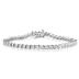 1.00 Carat Genuine Diamond S Link Tennis Bracelet in .925 Sterling Silver