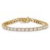 AGS Certified 5 Carat TW Classic Diamond Tennis Bracelet in 14K Yellow Gold