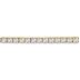 AGS Certified 5 Carat TW Classic Diamond Tennis Bracelet in 14K Yellow Gold