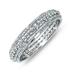 White Crystal Estate Bangle Bracelet