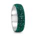 Green Crystal Rhinestone Bangle 