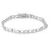 Diamond X Link Bracelet in .925 Sterling Silver 