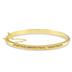 Vermeil Gold High Polished Sterling Silver Bangle