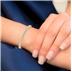 Certified 10 Carat TW Three Prong Diamond Tennis Bracelet in 14K Yellow Gold