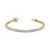 10 Carat TW Lab Grown Diamond Tennis Bracelet in 14K Yellow Gold