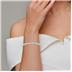 5 Carat TW Oval Shape Lab Grown Diamond Bezel Set Bracelet in 14K White Gold