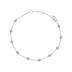1/2 Carat TW Bezel Set Lab Grown Diamond Station Bracelet in 14K White Gold