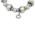 Mint Green Murano Glass Bead with Sterling Silver Roundels Bracelet