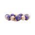 Magda Rose Beads and Deep Lapis Blue Murano Glass Bracelet