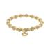 Rete Gialla Gold Woven and Laser Beads Bracelet