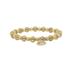 Rete Gialla Gold Woven and Laser Beads Bracelet