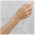 Rete Gialla Gold Woven and Laser Beads Bracelet