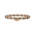 Rete Rosa Woven Rose Beads and Laser Cut Beads Bracelet