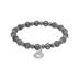 Rete Nera - Black Woven Beads and Black Laser-Cut Beads Bracelet