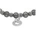 Rete Nera - Black Woven Beads and Black Laser-Cut Beads Bracelet