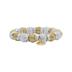 Silver and Gold Laser Beads with Silver Roundelle Bracelet