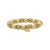 Palma Gialla Gold Woven and Satin Beads Bracelet