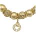 Palma Gialla Gold Woven and Satin Beads Bracelet