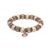 Palma Rosa Rose Woven and Satin Beads Bracelet