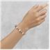 Palma Rosa Rose Woven and Satin Beads Bracelet
