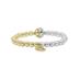 Mila Gold and Silver Day and Night Bracelet with Moon and Star Accent Beads