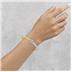 Mila Gold and Silver Day and Night Bracelet with Moon and Star Accent Beads
