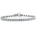2 Carat TW Antique Square Box Bracelet in 14K White Gold
