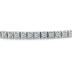 2 Carat TW Antique Square Box Bracelet in 14K White Gold
