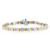 1/4 Carat Diamond Bracelet in 14K Two Tone Gold