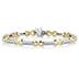 1/2 Carat Diamond Bracelet Two Toned 14K Gold
