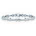 1/2 Carat Diamond Bracelet in 14K White Gold