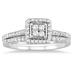 1/3 Carat TW Diamond Bridal Ring Set in 10k White Gold