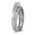 1/3 Carat TW Princess Diamond Bridal Set in 10K White Gold