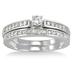 1/2 Carat TW Diamond Bridal Set in 10K White Gold