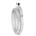 1/2 Carat TW Blue and White Diamond Bridal Set in 10K White Gold