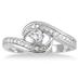 3/5 Carat Diamond Bridal Set in 10K White Gold