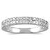 7/8 Carat TW Diamond Pave Bridal Set in 10K white Gold