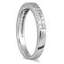 7/8 Carat TW Diamond Pave Bridal Set in 10K white Gold