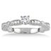 4/5 Carat TW Diamond Engagement Bridal Set in 10K White Gold