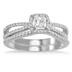 5/8 Carat TW Diamond Bridal Set in 10K White Gold 
