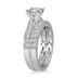 2 1/2 Carat White Diamond Bridal Set in 14K White Gold
