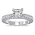 2 1/2 Carat White Diamond Bridal Set in 14K White Gold