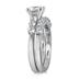 2.00 Carat Princess Diamond Bridal Set in 14K White Gold 
