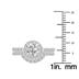 1 3/4 Carat TW Round Lab Grown Diamond Bridal Set in 14K White Gold